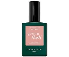 Manucurist Žalias Flash Nagų lakas lakier do paznokci Shell rusvai gelsvas 15ml