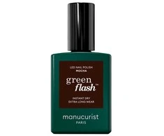 Manucurist Žalias Flash Nagų lakas lakier do paznokci Mocha 15ml