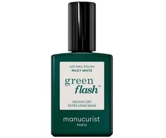 Manucurist Žalias Flash Nagų lakas lakier do paznokci Milky Baltas 15ml