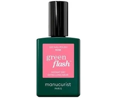 Manucurist Žalias Flash Nagų lakas lakier do paznokci Rose 15ml