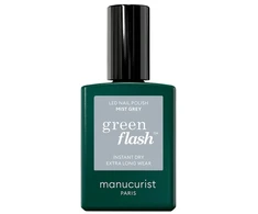 ANNY MANUCURIST_ Žalias Flash lakier do paznokci Mist Pilkas 15ml