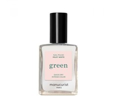 MANUCURIST_Green Nagų lakas lakier paznokci Milky Baltas 15ml
