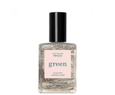 Manucurist Žalias Nagų lakas lakier do paznokci Metallic 15ml