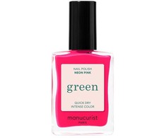 Dermacol Manucurist Žalias Nagų lakas lakier do paznokci Neon Rožinė 15ml
