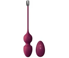 Marc Dorcel Love Balls vibruojantys geišų kamuoliukai, valdomi Plum pultu