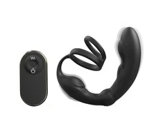 Marc Dorcel P-Ring prostatos masažuoklis su dvigubu varpos žiedu