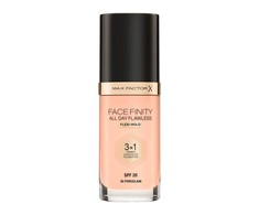 Max Factor Face Finity All Day Flawless Kreminis Foundation 30 Porcelain, 30 g