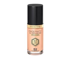 Max Factor Facefinity All Day Flawless Flexi-Hold 3in1 gruntas Maskuoklis Foundation SPF20 45, 30 ml