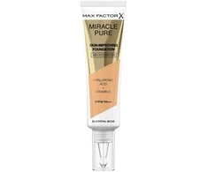 Max Factor Miracle Pure Skin-Improving Foundation Makeup moterims, 30 ml