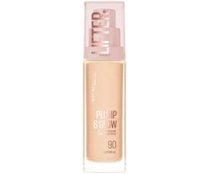 Maybelline „Lifter Plump &amp; Glow“ švytintis makiažo pagrindas „90“ 30 ml