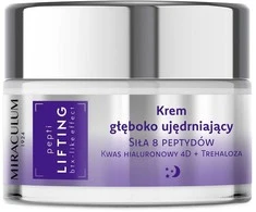Miraculum Pepti Lifting Deep Firming Lifting Night Kremas stangrinamasis naktinis veido kremas, 50 ml