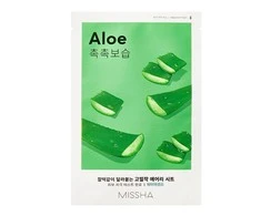 Missha Airy Fit Sheet Mask [Aloe] lakštinė veido kaukė, 19 ml