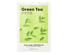 Missha Airy Fit Sheet Mask [Žalias Tea] lakštinė veido kaukė, 19 ml