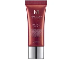 Missha M Perfect Cover BB Kreminis SPF42/PA+++ 21 Light rusvai gelsvas, 20 ml