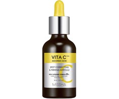 Missha skaistinamasis odos serumas Vita C Plus (dėmes koreguojanti ir stangrinanti ampulė), 30 ml
