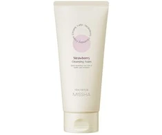 Missha Creamy Latte Cleansing Foam Kreminės valomosios putos veidui Braškių 172ml