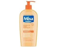 Mixa Baby Foaming Oil Bath &amp; Shower valomasis losjonas vaikams, 400 ml