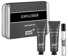 Mont Blanc Explorer komplektas miniatura wody perfumowanej spray 7.5ml + żel pod prysznic 30ml + balsam po goleniu 30ml