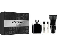 Set Versace Mont Blanc Legend komplektas woda toaletowa spray 100ml + woda toaletowa spray 2x7.5ml + żel pod prysznic 100ml