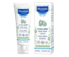 Mustela Hydra Bébé® Facial Kreminis veido kremas vaikams, 40 ml