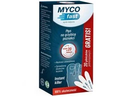 Mycofast Nagų grybelio skystis 5 ml + 20 dildžių