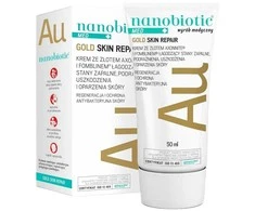 Tech Nanobiotic Med Gold odos atstatomasis kremas su aukso aksonitu 50ml