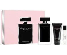 Versace Narciso Rodriguez For Her Eau De Toilette Purškiklis, 100 ml Set 3 Pieces