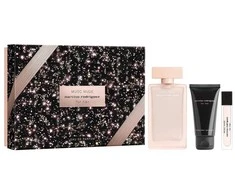 Set Narciso Rodriguez: Musc Nude Eau De Parfum For Women, 100 ml + Musc Nude Hydrating Losjonas kūnui, 50 ml + Musc Nude Eau De Parfum For Women, 10 ml