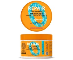 Siberica Professional Natura Siberica Oblepikha atkuriamoji plaukų kaukė sausiems ir pažeistiems plaukams, 300 ml