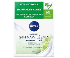 Nivea 24H drėkinamasis mišriai ir riebiai odai, 50 ml