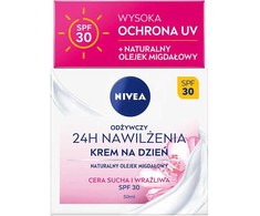 Nivea 24H Nawilżenia Cera Sucha i Wrażliwa, 50 ml