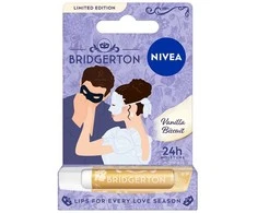 Nivea „Bridgerton Edition Sophie&amp;Benedict“ maitinamieji lūpų dažai „Vanilla Biscuit“ 4,8 g