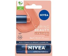Nivea Caring Beauty Lip &amp; Cheek Nude, 4,8 g