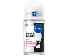Nivea Juodas &amp; Baltas Invisible Clear antyperspirant w kulce 50ml