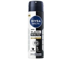 Nivea Men Juodas &amp; Baltas Invisible Epic Night antyperspirant spray 150ml