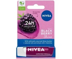 Nivea 24H Moisture Lip Blackberry Shine, 4,8 g
