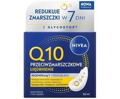 Nivea Q10 stangrinantis, regeneruojantis naktinis kremas nuo raukšlių, 50 ml