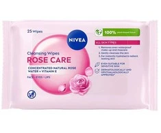 Nivea Rose Touch micelarne chusteczki su organiczną wodą różaną 25szt
