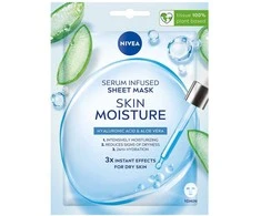 Nivea Skin Moisture Serum Infused Sheet Mask veido kaukė