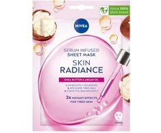Nivea Skin Radiance Serum Infused Sheet Mask veido kaukė