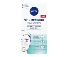 Nivea Skin Refining Clear-Up Strips valomieji pleistrai nuo inkštirų 6 vnt.
