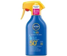 Nivea „Sun Kids Protect &amp; Care“ apsauginis kremas nuo saulės vaikams su labai didele SPF50+ apsauga, 250 ml