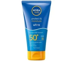 Nivea „Sun Protect &amp; Moisture“ itin drėkinamasis apsauginis losjonas nuo saulės SPF50+ 150 ml