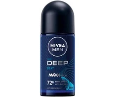 Nivea Men Deep Juodas Carbon Beat Antiperspirant vyrams, 50 ml