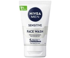 Nivea Men Sensitive Face Wash valomasis gelis vyrams, 100 ml
