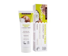 Nordics Natural Morning Fresh Natural Toothpasta Natūrali dantų pasta be fluoro Kokosų + Mėtų 75ml