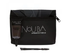 30 vnt. rinkinys „Nouba“: „Nouba“ antakiai + „Nouba“ antakių gelis, 7 ml + tekstilinė makiažo dėžutė (Juodas)