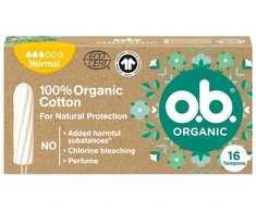 O.B._Organinė tamponija Normal 16 vnt.