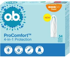 O.B. ProComfort™ Super tampony 54szt.