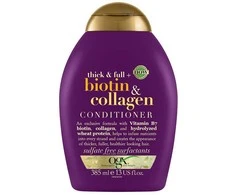 Organix Cosmetix Plaukų kondicionierius su vitaminu B7, biotinu ir kolagenu, 385 ml
